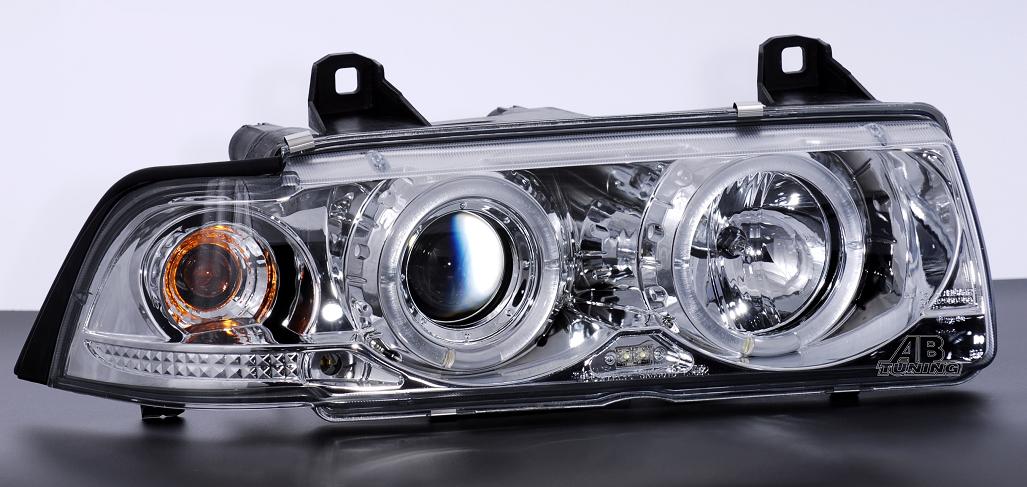 REFLEKTORY PRZEDNIE BMW E36 COUPE / CABRIO RINGI KOD. SWB03